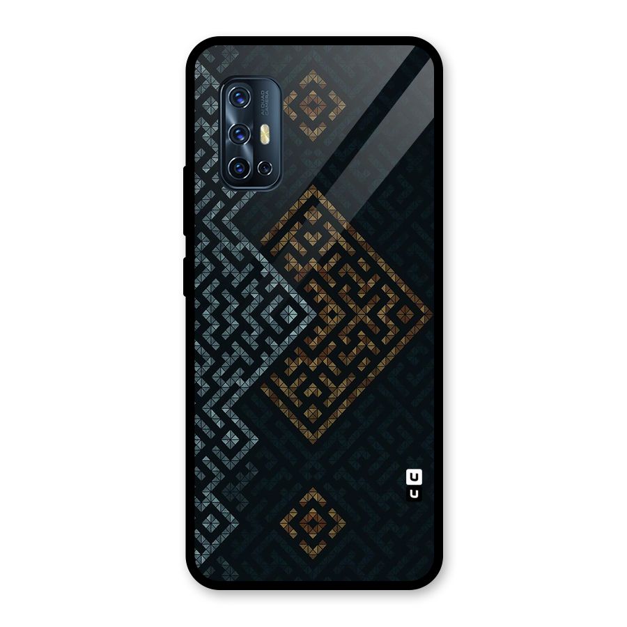 Smart Maze Glass Back Case for Vivo V17