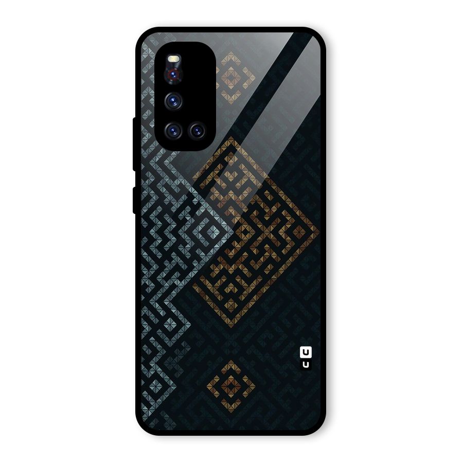 Smart Maze Glass Back Case for Vivo V19