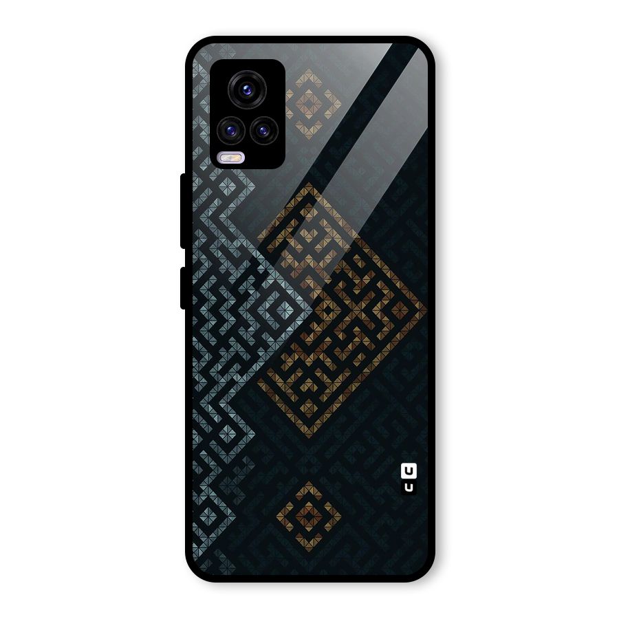 Smart Maze Glass Back Case for Vivo V20