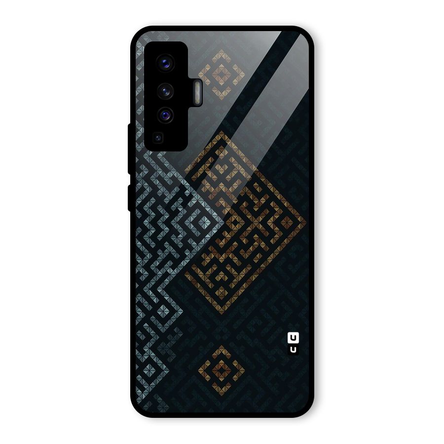 Smart Maze Glass Back Case for Vivo X50