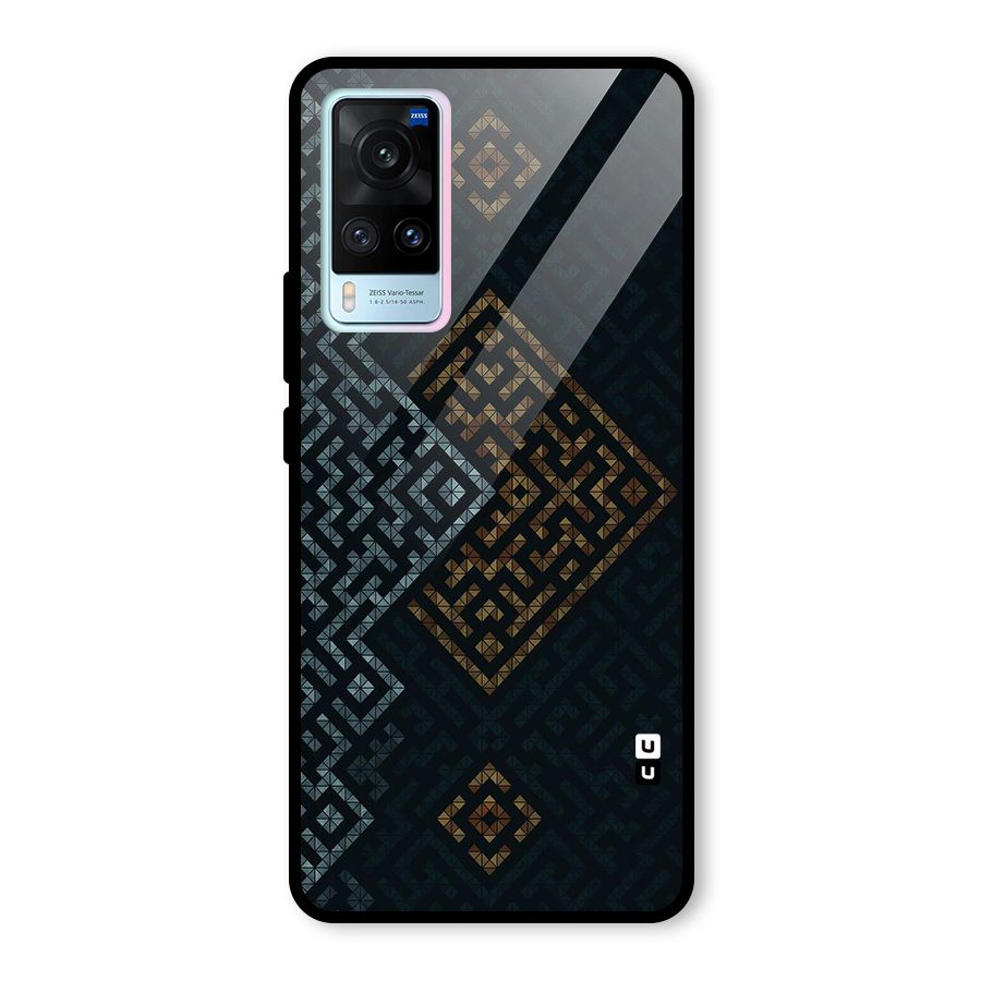 Smart Maze Glass Back Case for Vivo X60