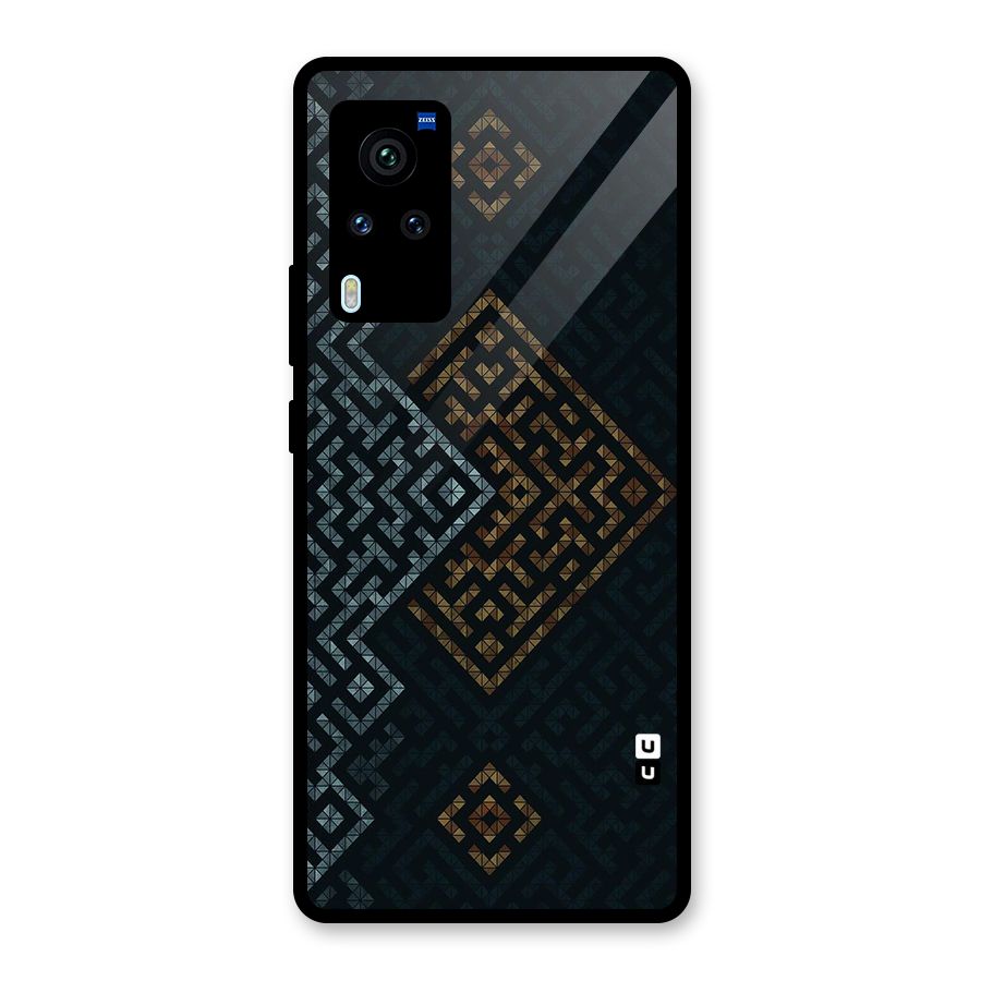 Smart Maze Glass Back Case for Vivo X60 Pro