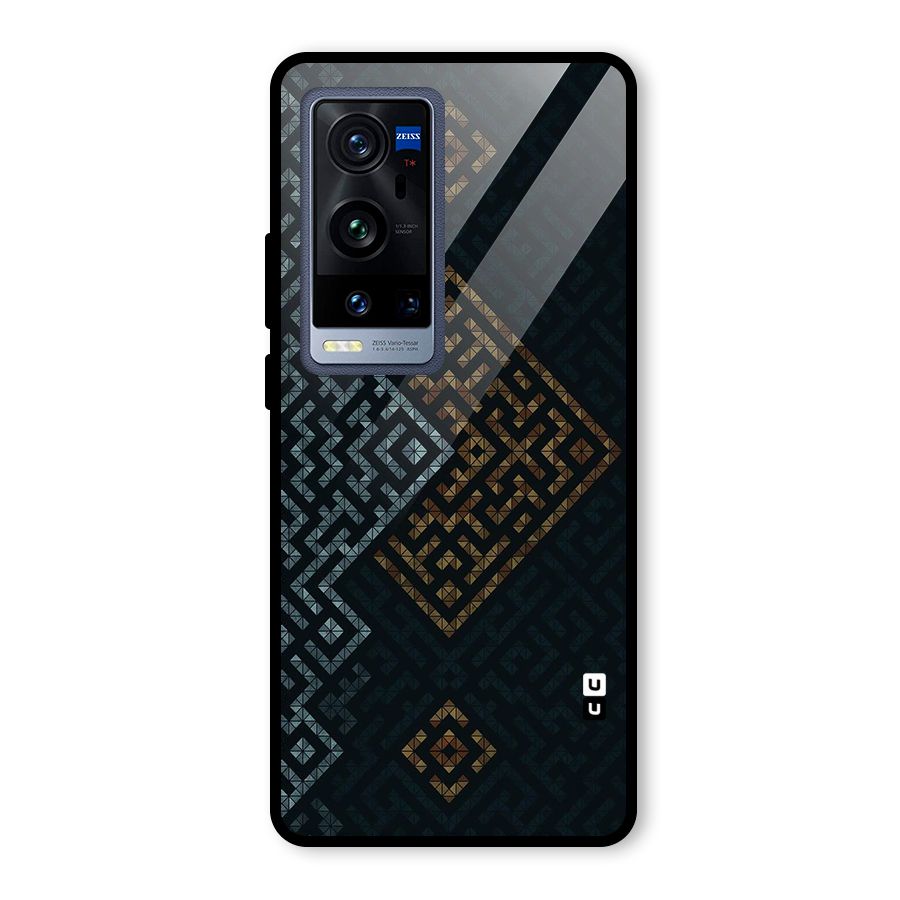 Smart Maze Glass Back Case for Vivo X60 Pro Plus