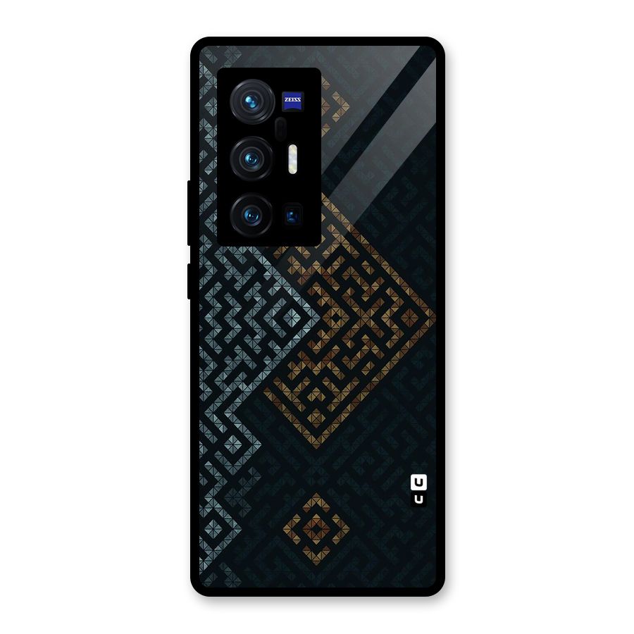 Smart Maze Glass Back Case for Vivo X70 Pro Plus