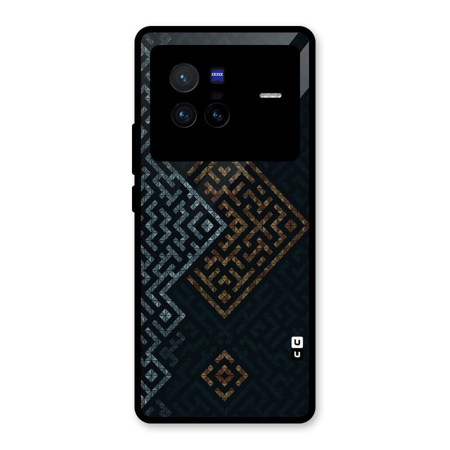 Smart Maze Glass Back Case for Vivo X80