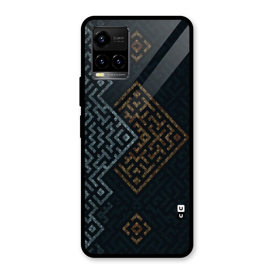 Smart Maze Glass Back Case for Vivo Y21T