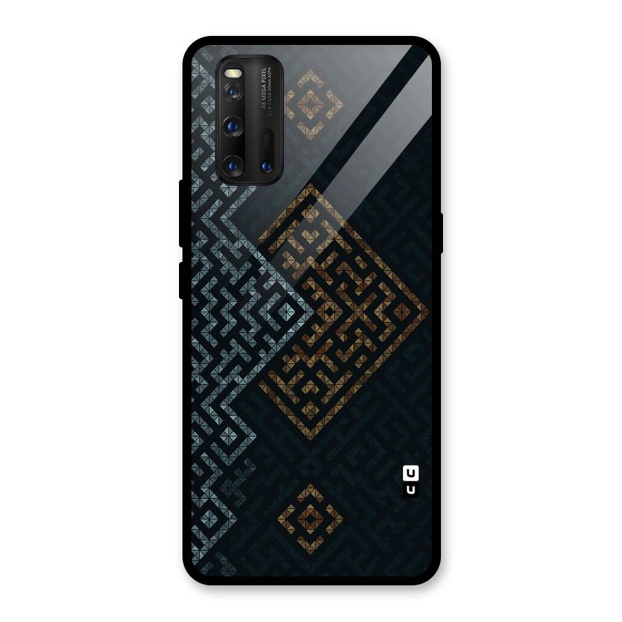 Smart Maze Glass Back Case for Vivo iQOO 3
