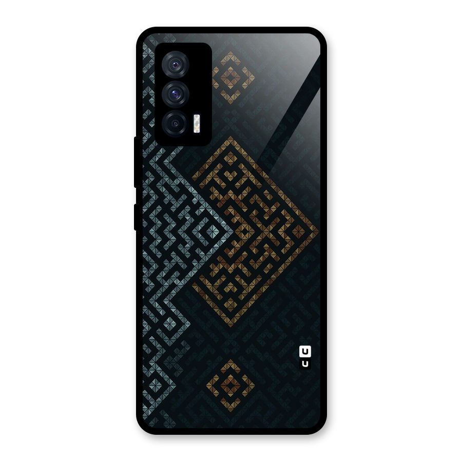 Smart Maze Glass Back Case for Vivo iQOO 7 5G