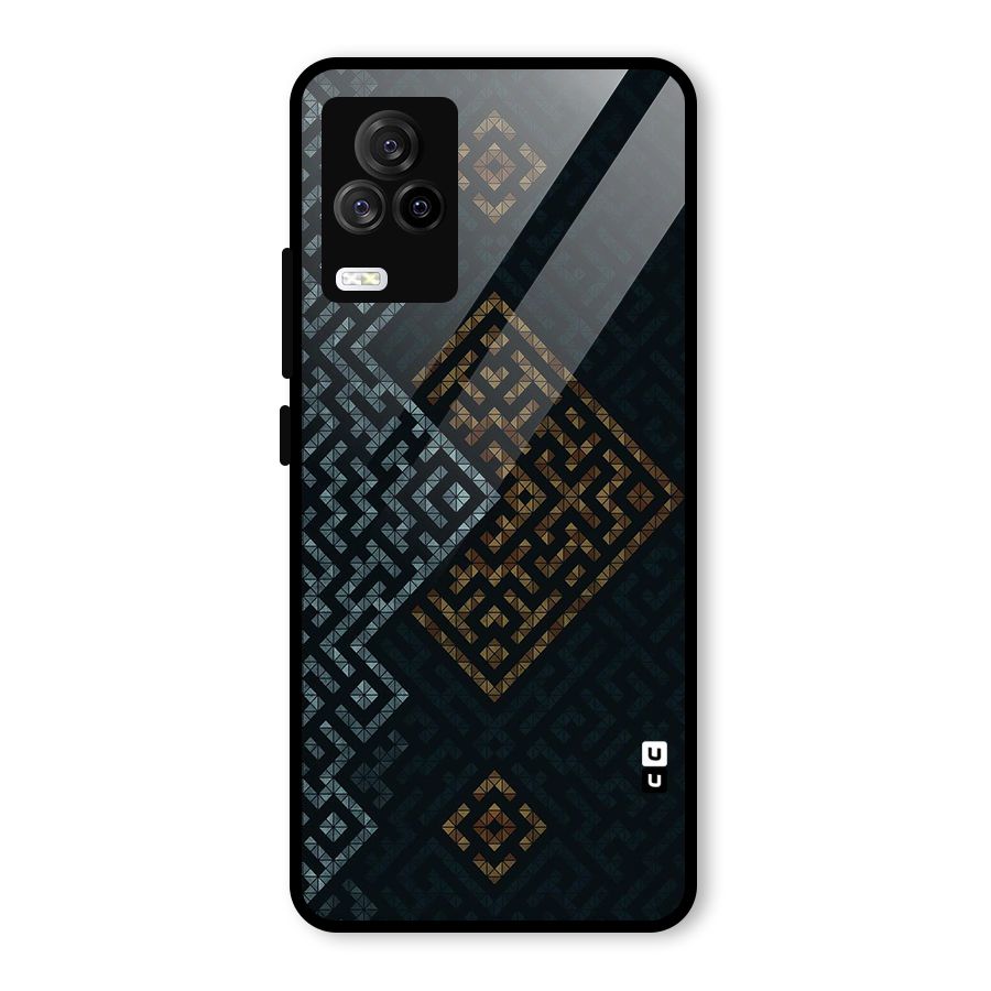 Smart Maze Glass Back Case for Vivo iQOO 7 Legend 5G