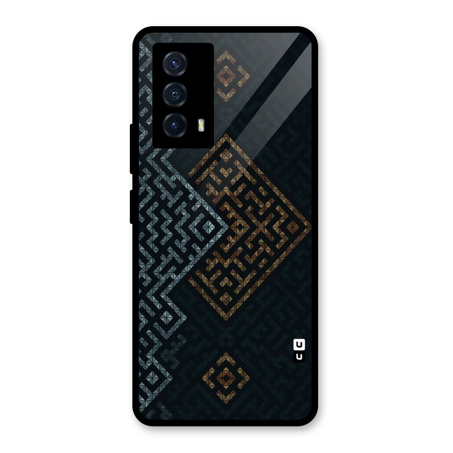 Smart Maze Glass Back Case for Vivo iQOO Z5