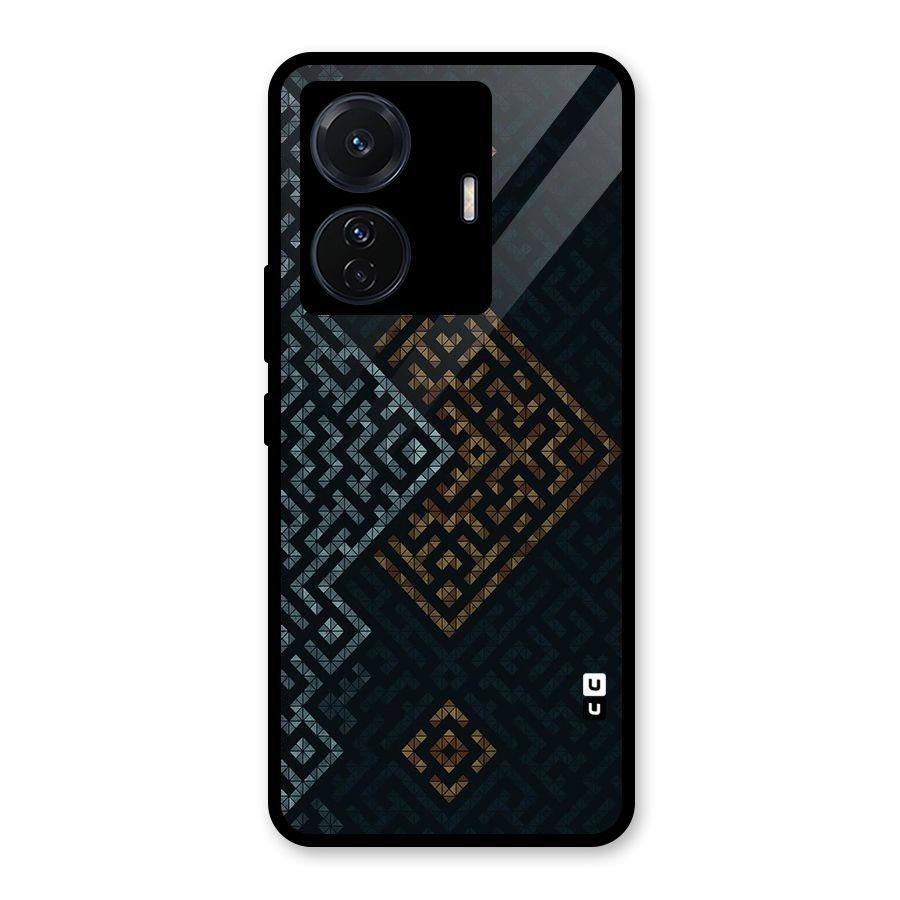 Smart Maze Glass Back Case for Vivo iQOO Z6 Pro