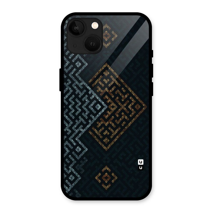 Smart Maze Glass Back Case for iPhone 13