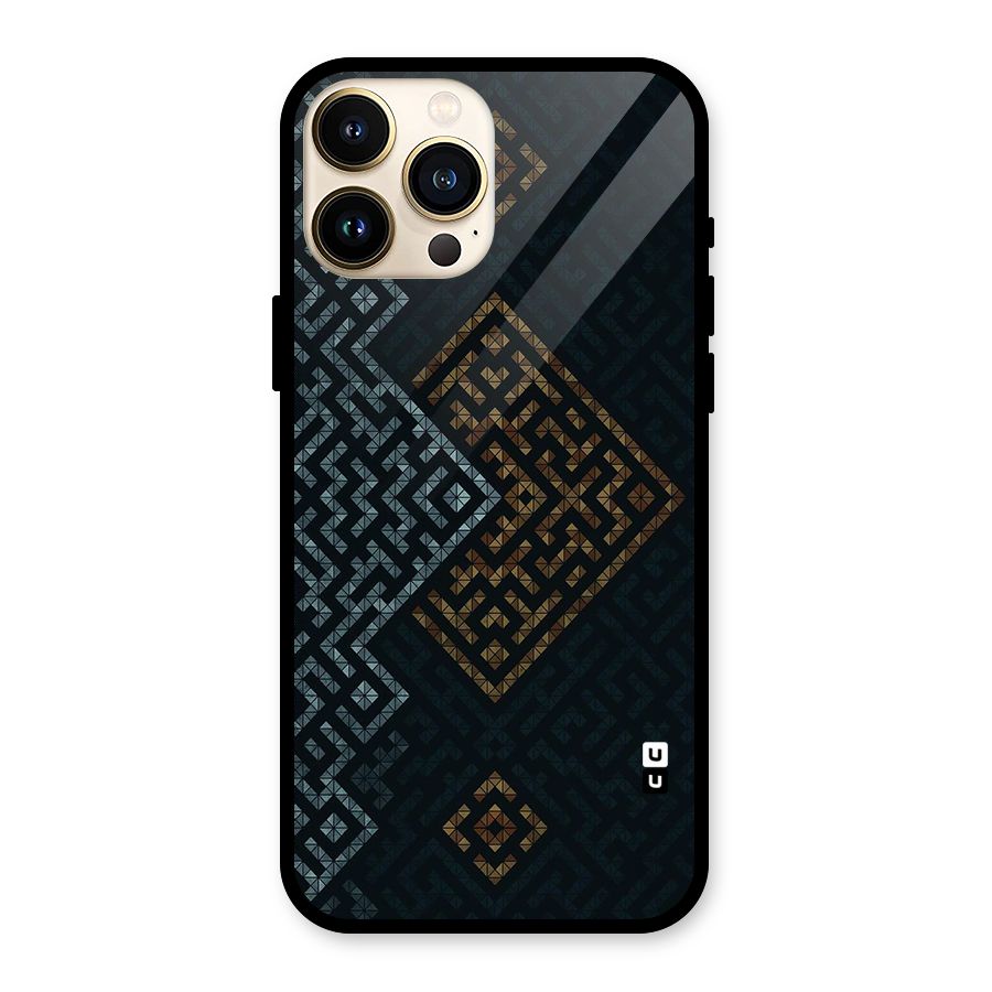 Smart Maze Glass Back Case for iPhone 13 Pro Max