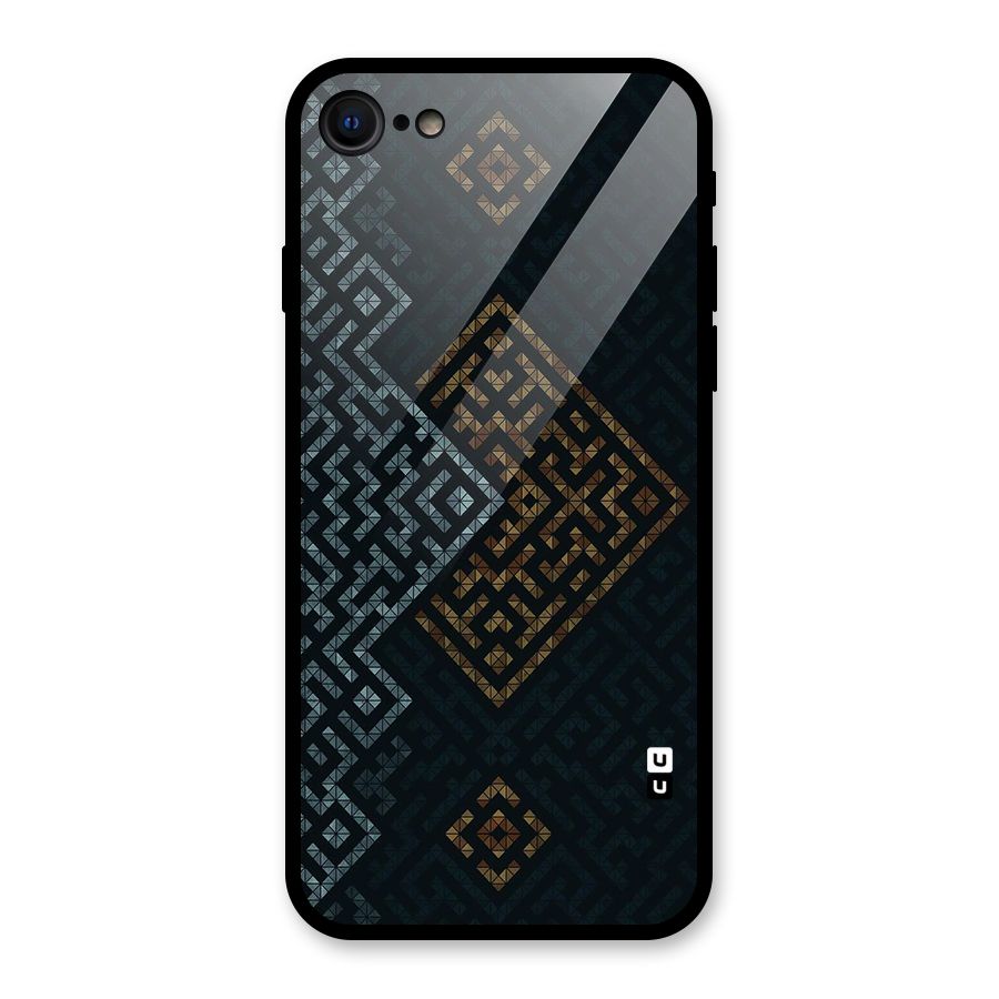 Smart Maze Glass Back Case for iPhone SE 2022