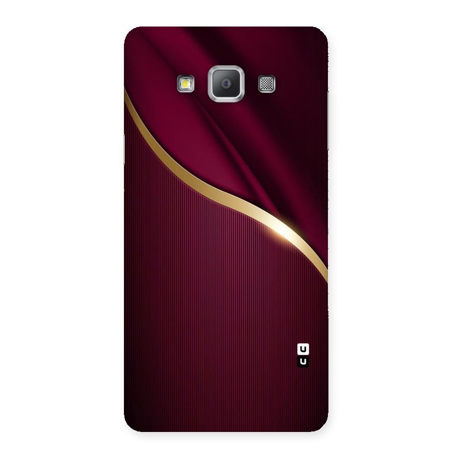 Smooth Maroon Back Case for Galaxy A7