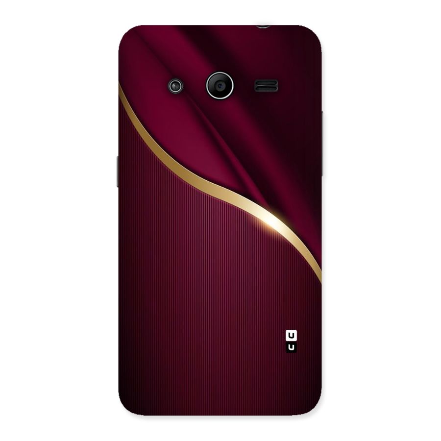 Smooth Maroon Back Case for Galaxy Core 2