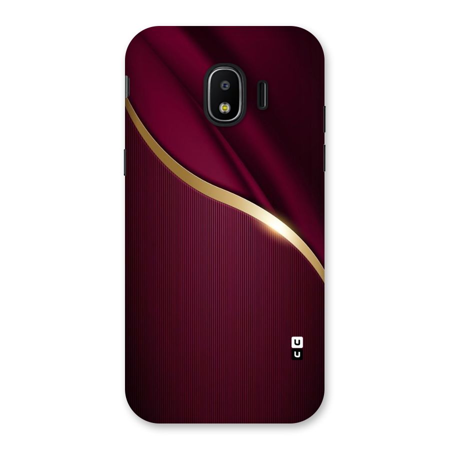 Smooth Maroon Back Case for Galaxy J2 Pro 2018