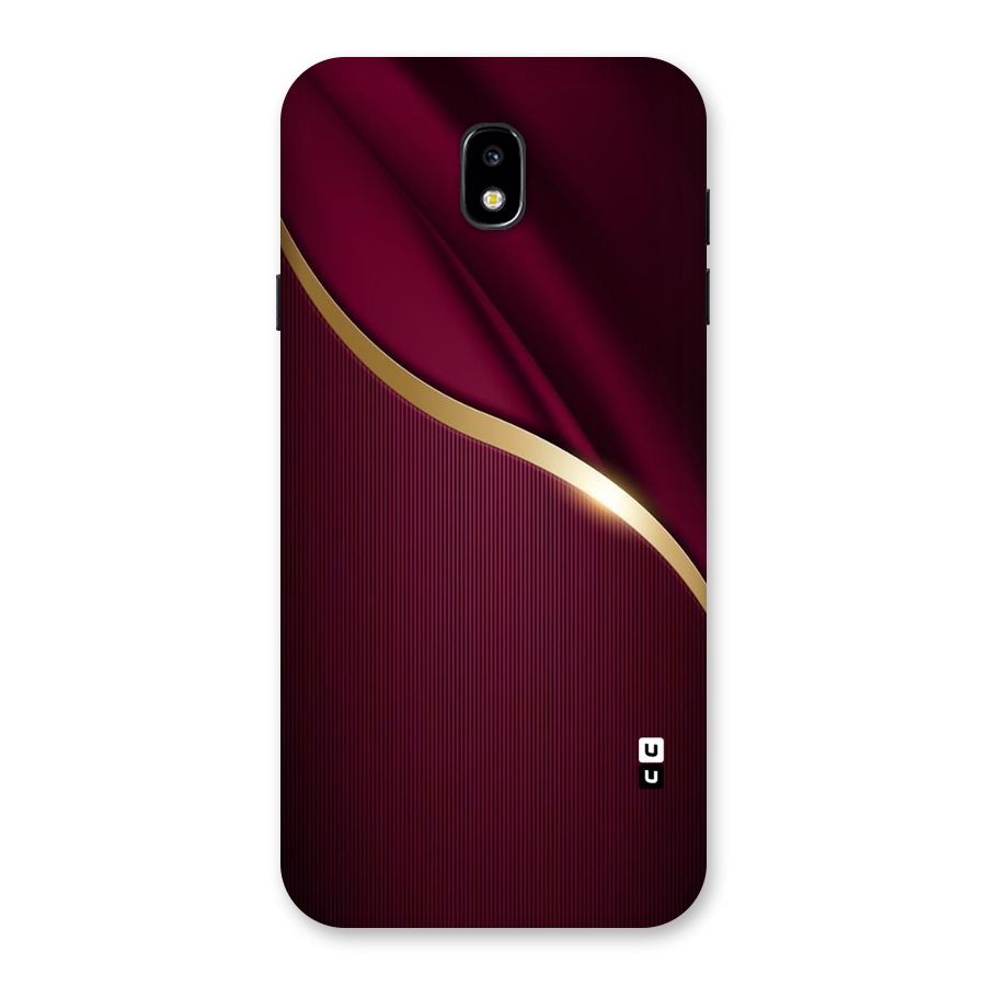 Smooth Maroon Back Case for Galaxy J7 Pro