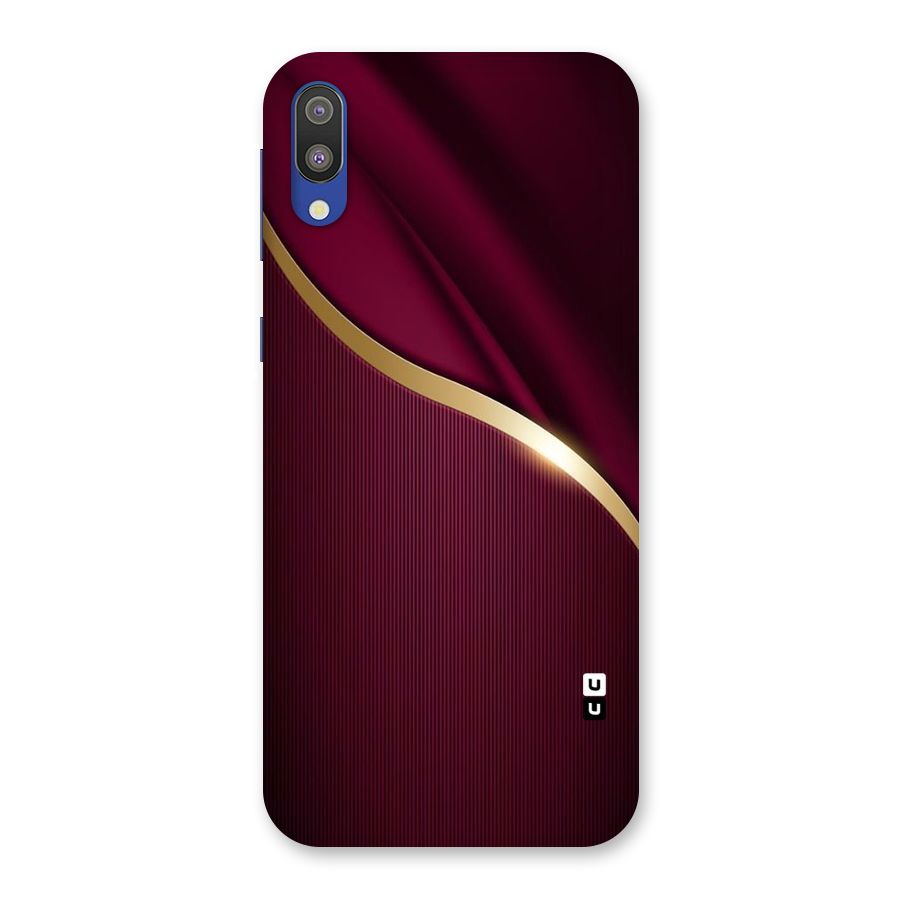 Smooth Maroon Back Case for Galaxy M10