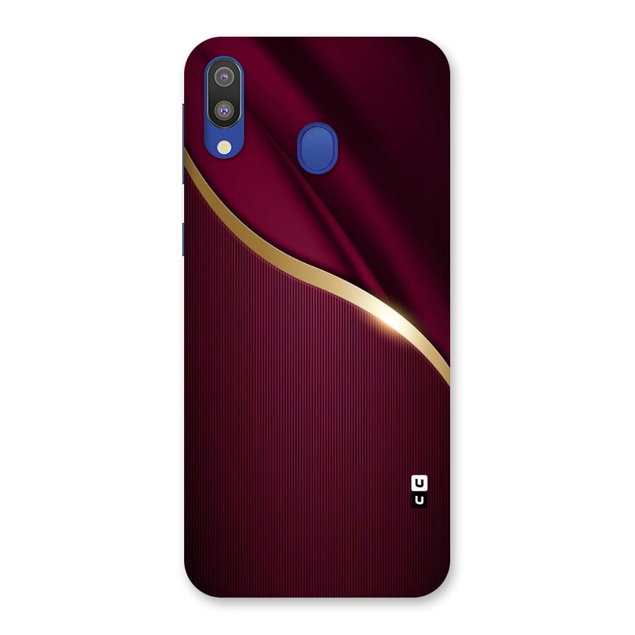 Smooth Maroon Back Case for Galaxy M20
