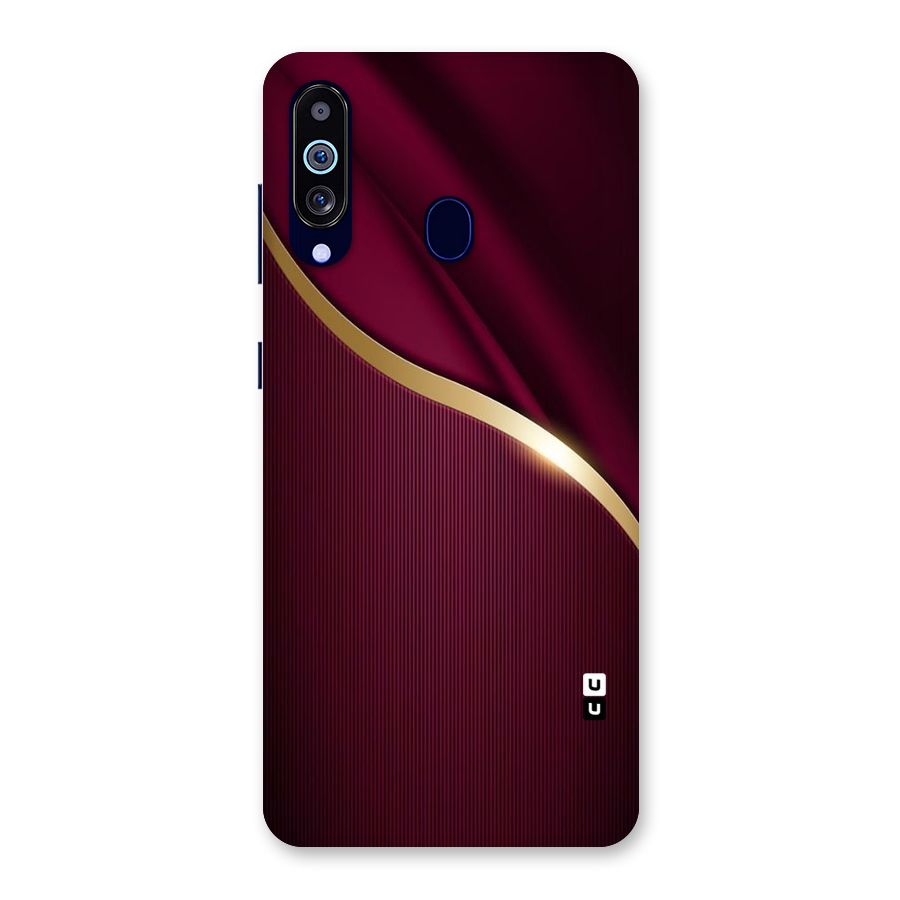 Smooth Maroon Back Case for Galaxy M40