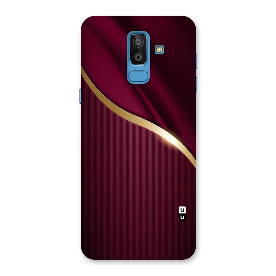 Smooth Maroon Back Case for Galaxy On8 (2018)