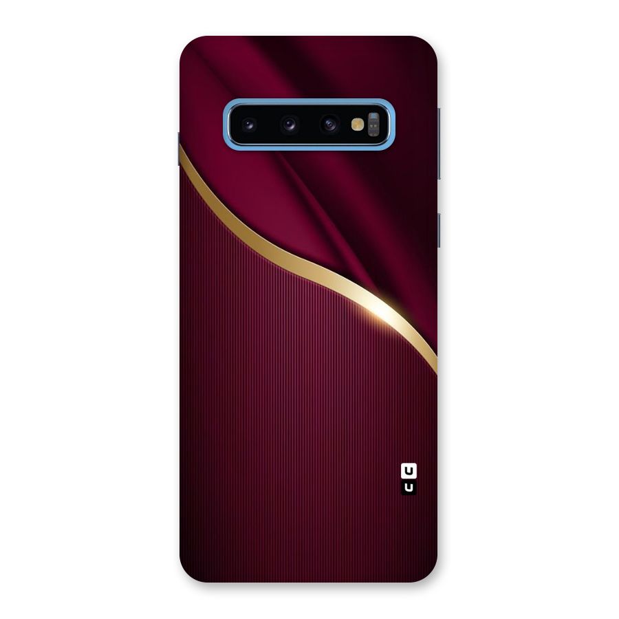 Smooth Maroon Back Case for Galaxy S10