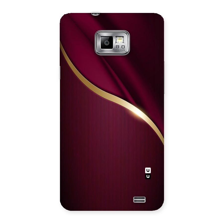 Smooth Maroon Back Case for Galaxy S2