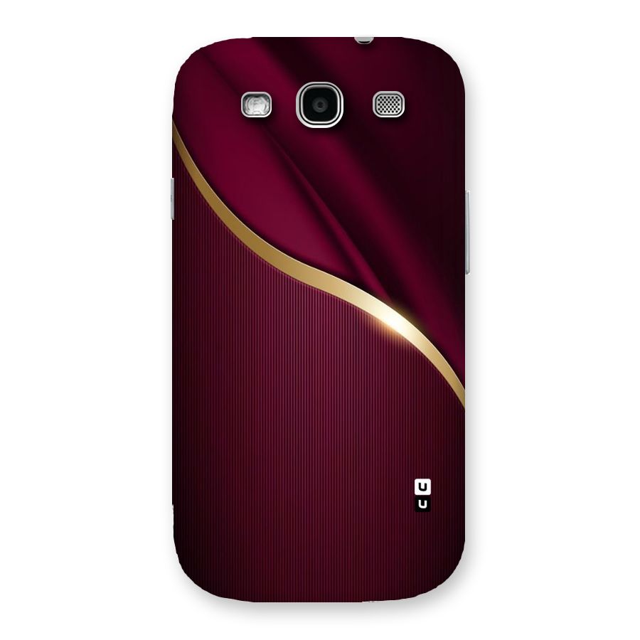 Smooth Maroon Back Case for Galaxy S3