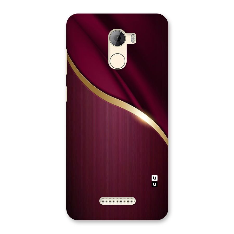 Smooth Maroon Back Case for Gionee A1 LIte
