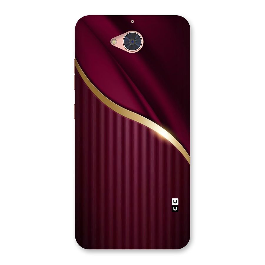 Smooth Maroon Back Case for Gionee S6 Pro