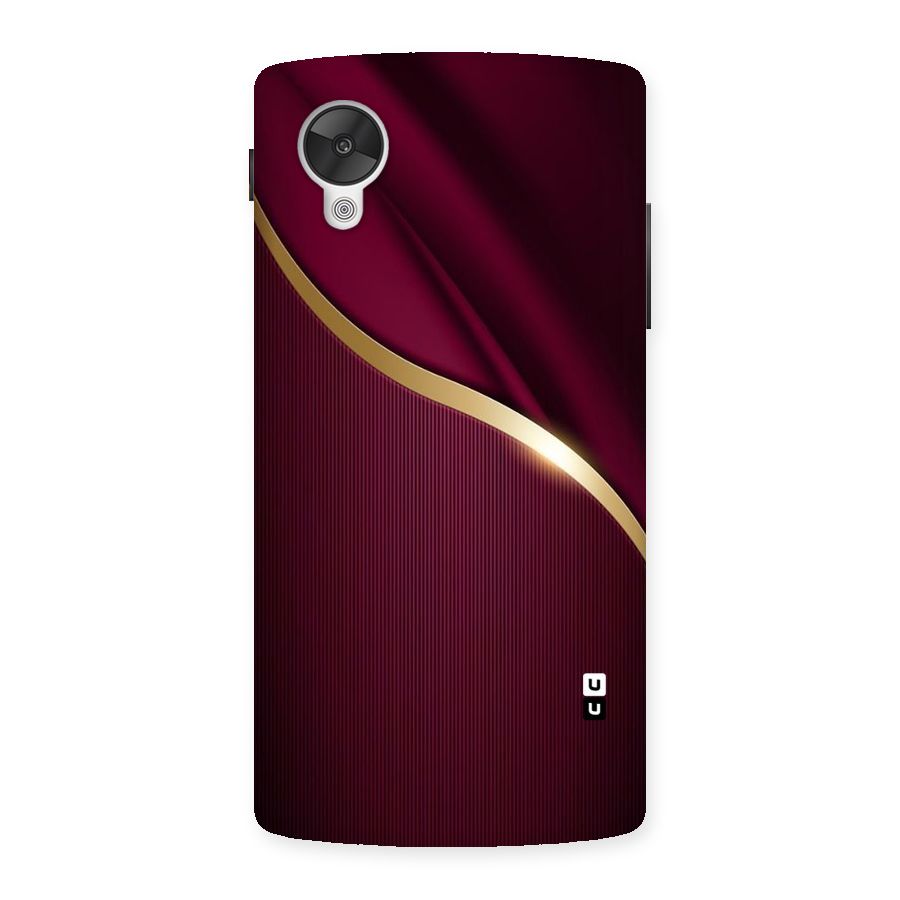 Smooth Maroon Back Case for Google Nexsus 5