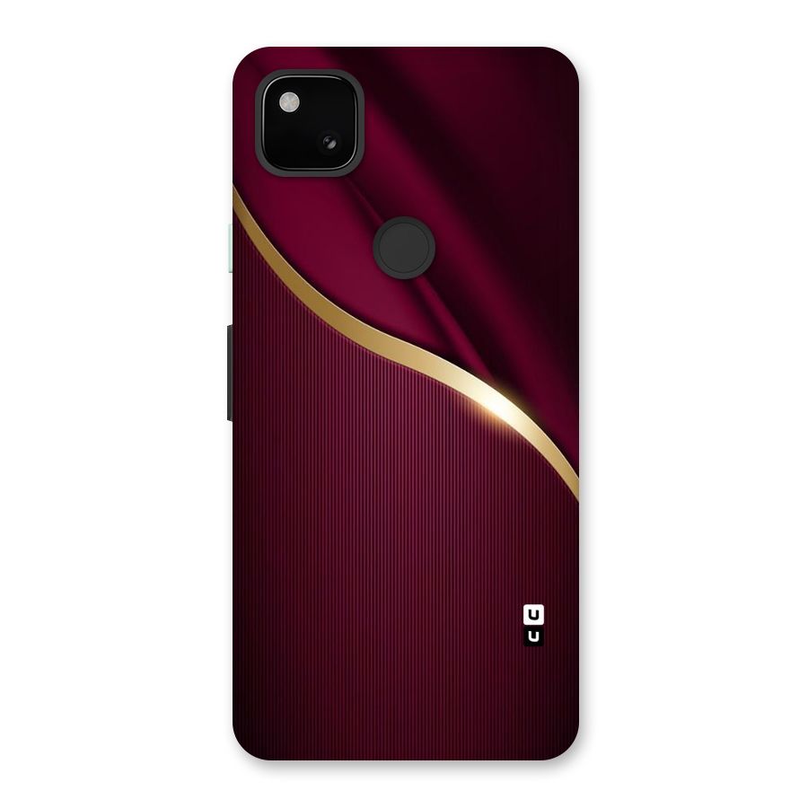 Smooth Maroon Back Case for Google Pixel 4a