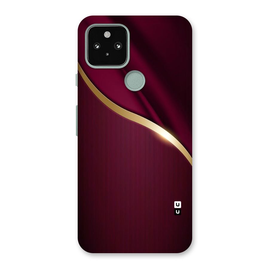 Smooth Maroon Back Case for Google Pixel 5