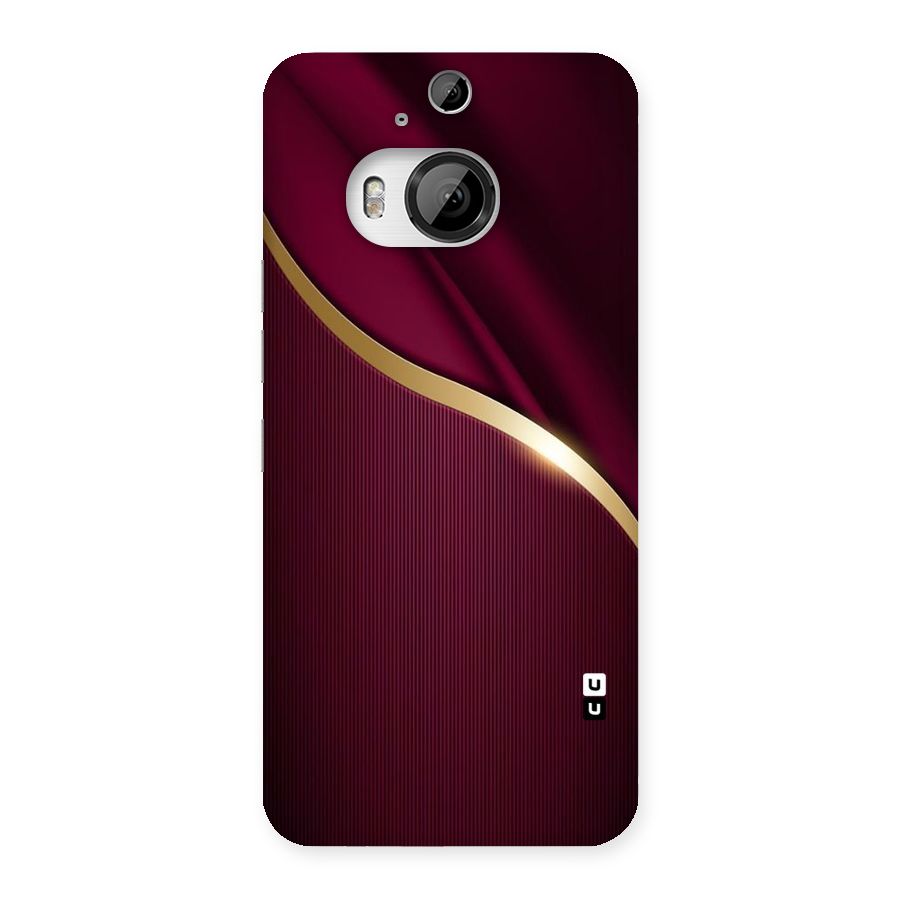 Smooth Maroon Back Case for HTC One M9 Plus