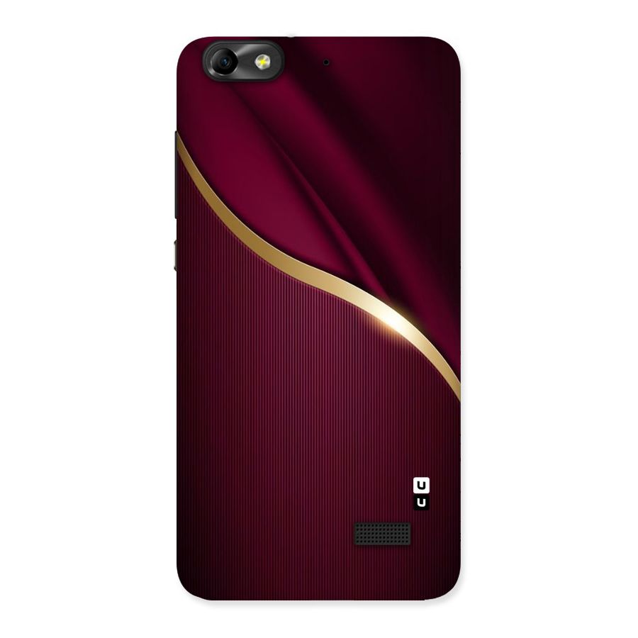 Smooth Maroon Back Case for Honor 4C