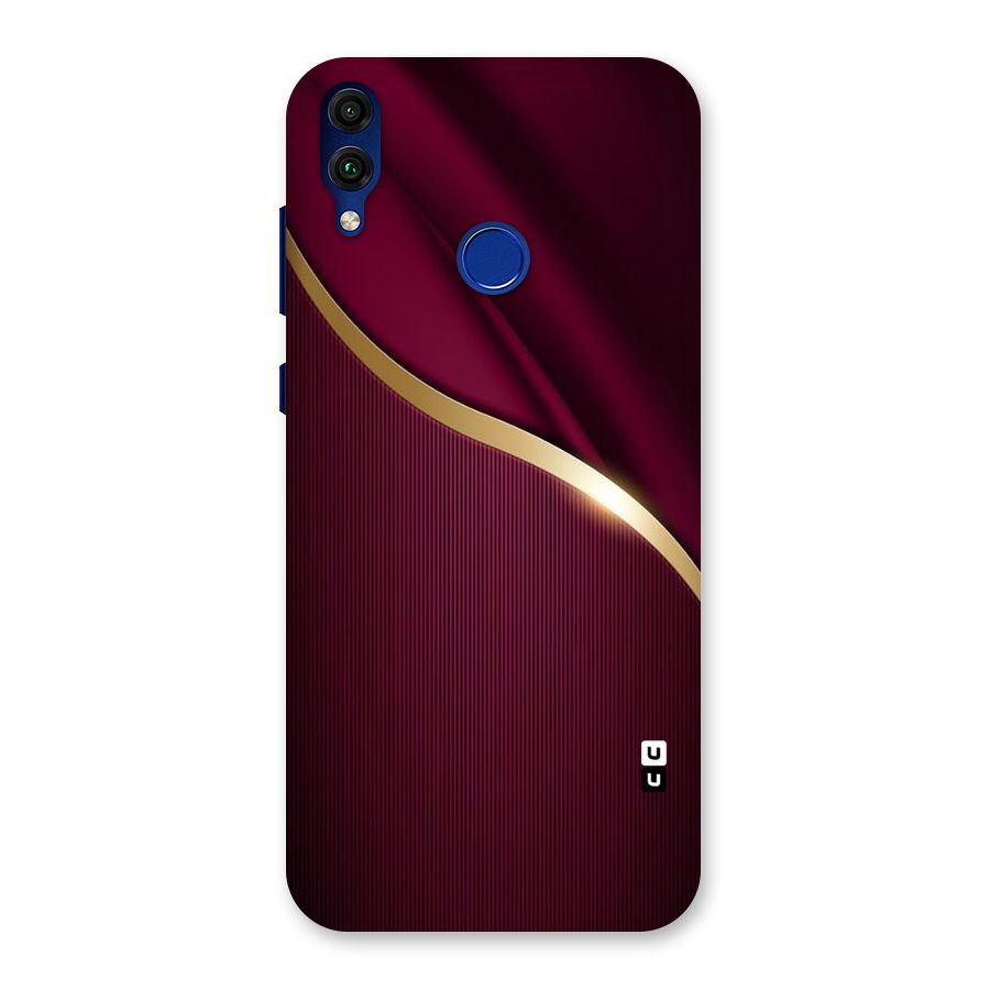 Smooth Maroon Back Case for Honor 8C