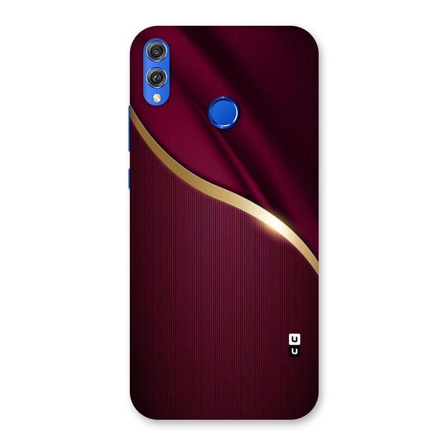 Smooth Maroon Back Case for Honor 8X