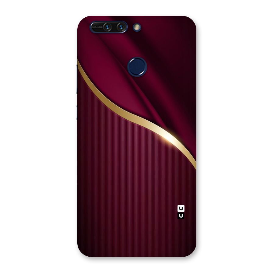 Smooth Maroon Back Case for Honor 8 Pro