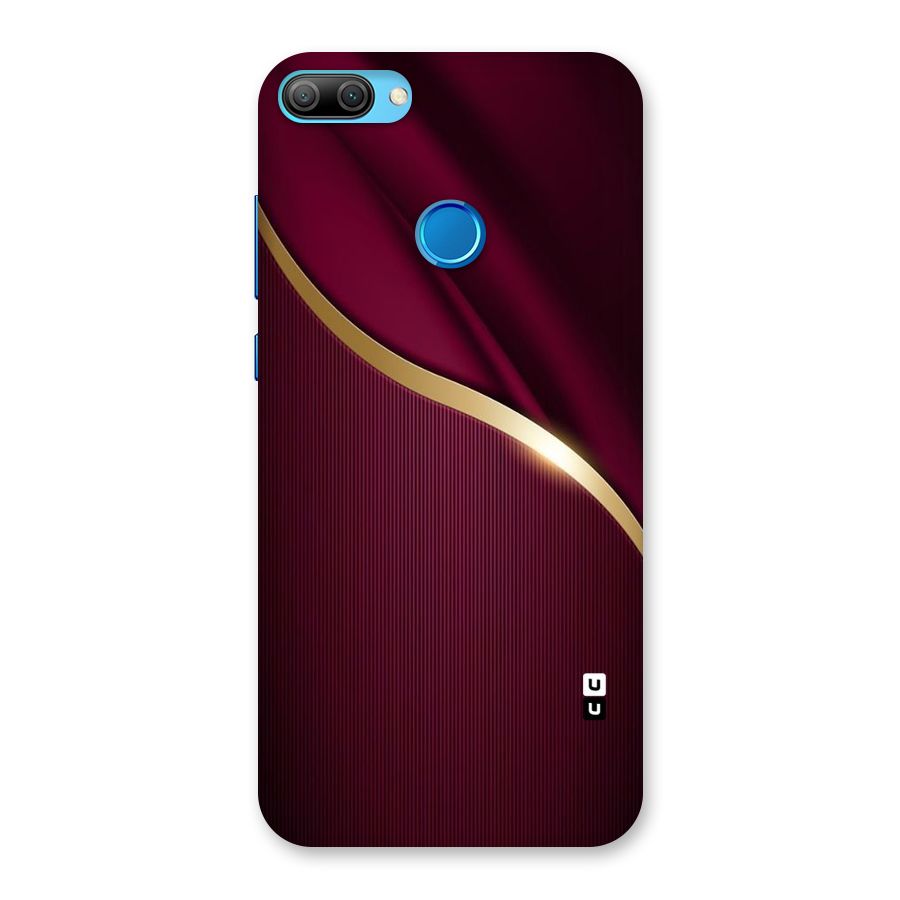Smooth Maroon Back Case for Honor 9N