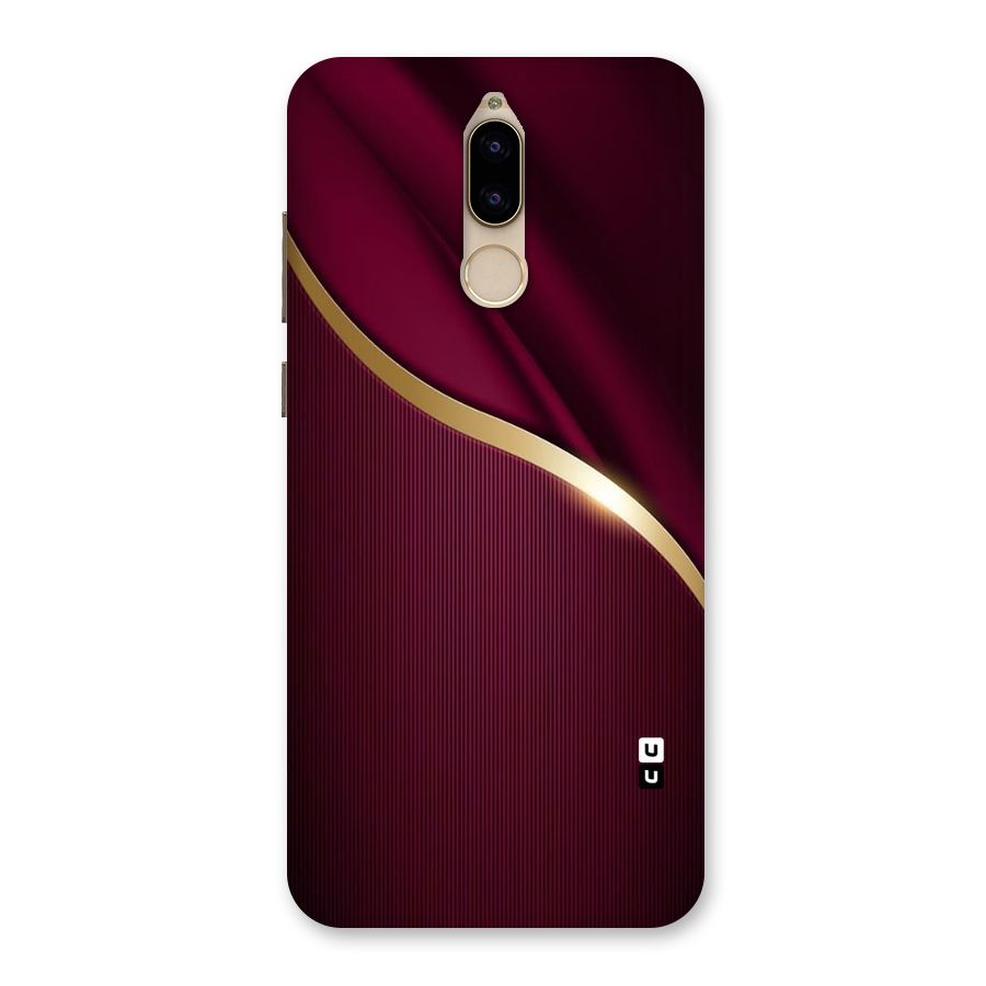 Smooth Maroon Back Case for Honor 9i