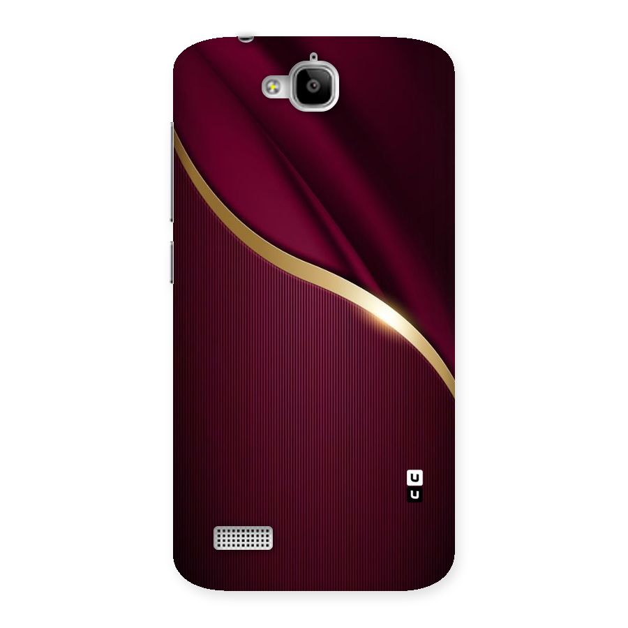 Smooth Maroon Back Case for Honor Holly