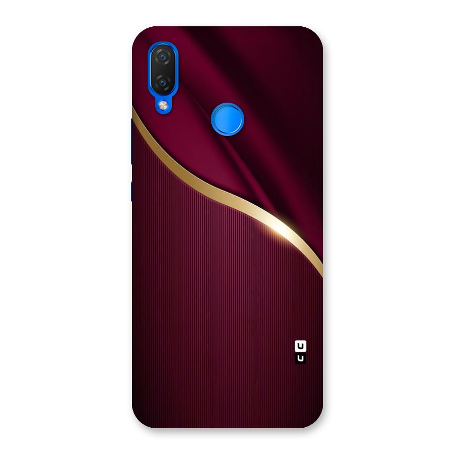 Smooth Maroon Back Case for Huawei Nova 3i