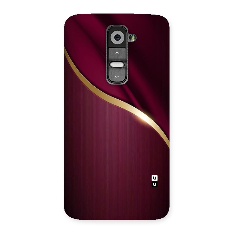 Smooth Maroon Back Case for LG G2