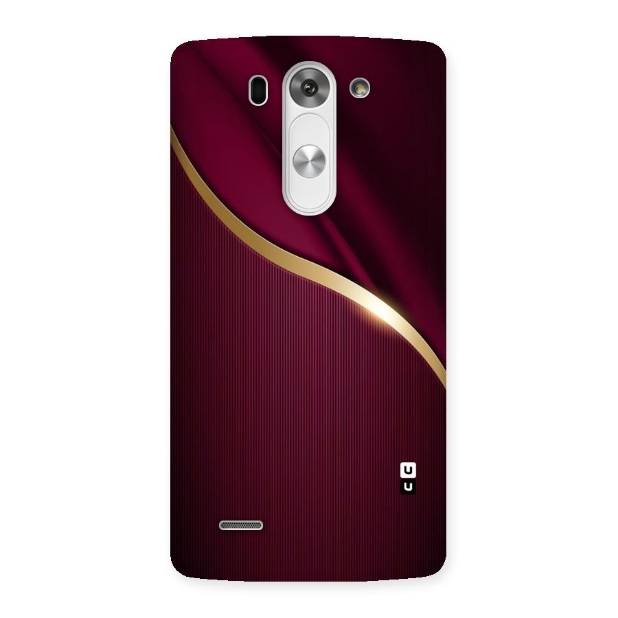 Smooth Maroon Back Case for LG G3 Mini