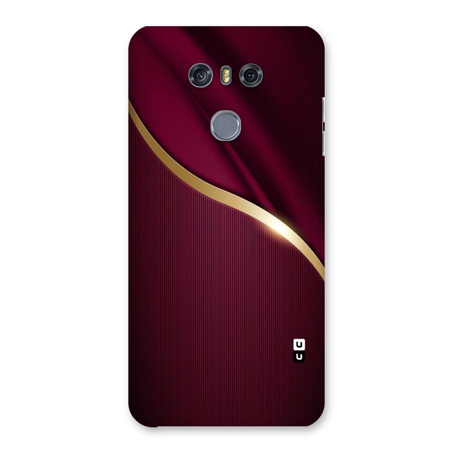 Smooth Maroon Back Case for LG G6