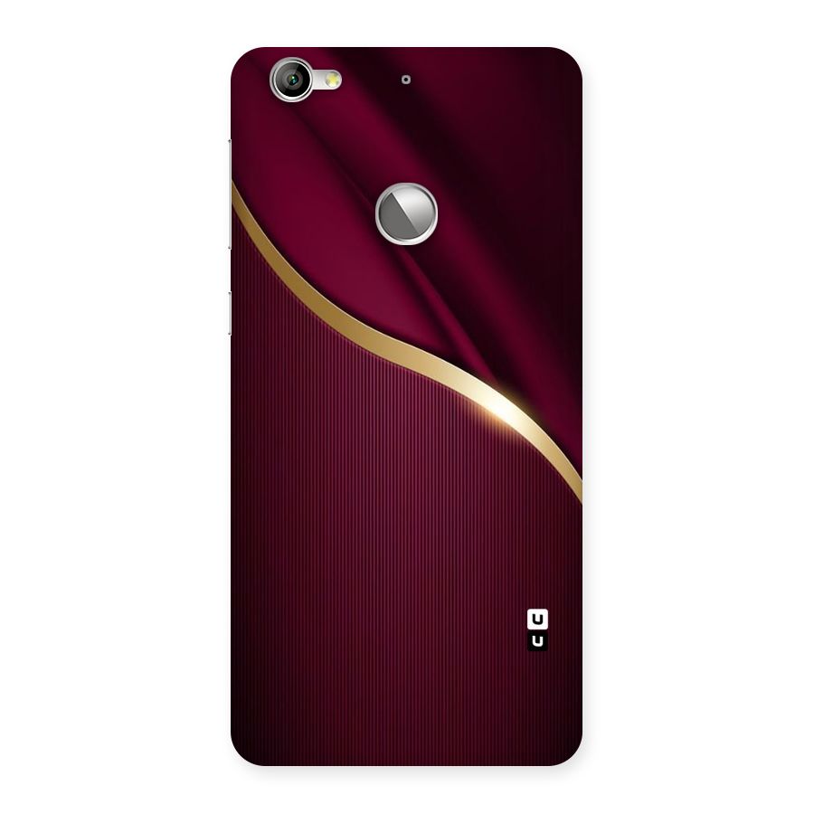 Smooth Maroon Back Case for LeTV Le 1s