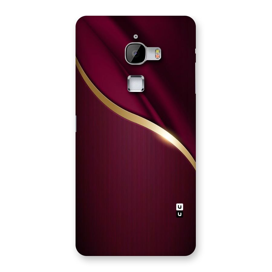 Smooth Maroon Back Case for LeTv Le Max