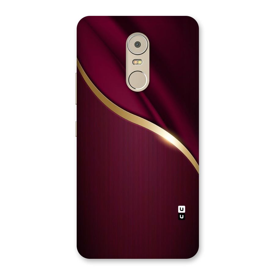 Smooth Maroon Back Case for Lenovo K6 Note