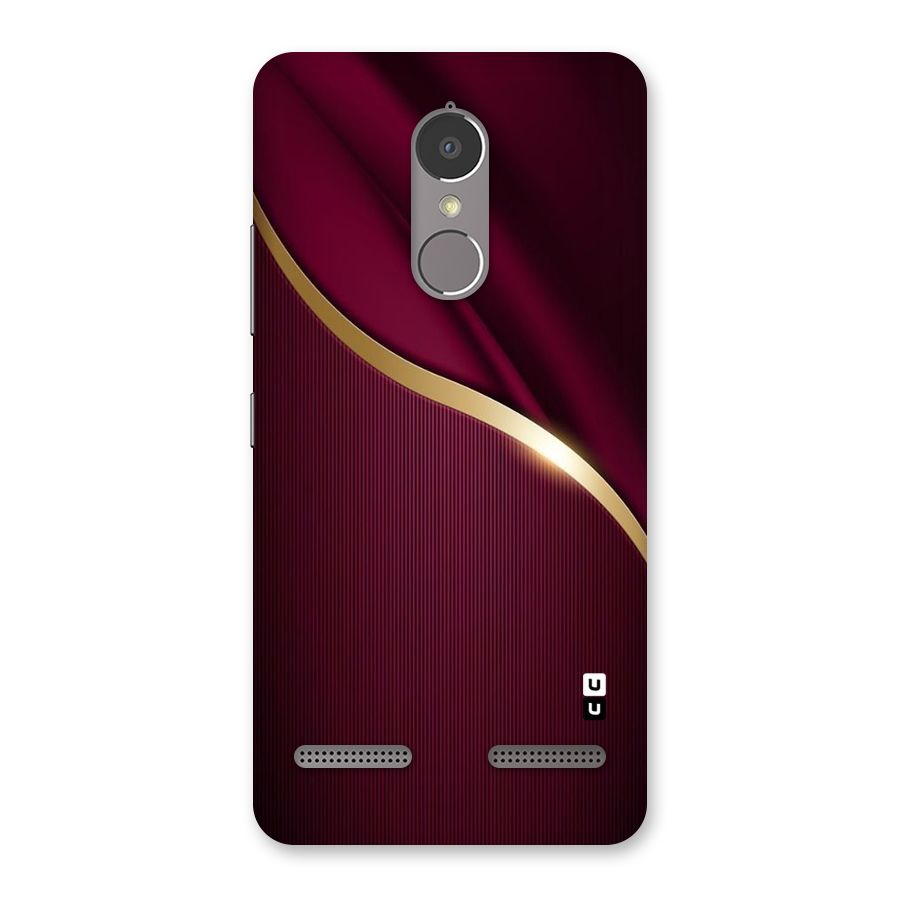 Smooth Maroon Back Case for Lenovo K6 Power
